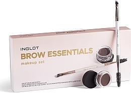 Augenbrauen-Make-up Set - Inglot Brow Essentials Makeup Set (Augenbrauengel 2g + Pinsel)  — Bild N3