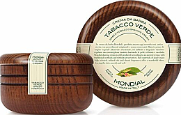 Düfte, Parfümerie und Kosmetik Rasiercreme Tabacco Verde - Mondial Shaving Cream Wooden Bowl