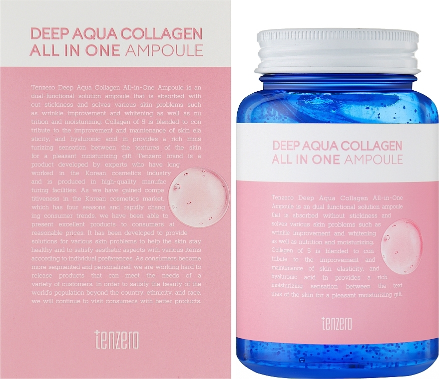 Ampullen-Gesichtsserum mit Collagen - Tenzero Deep Aqua Collagen — Bild N2