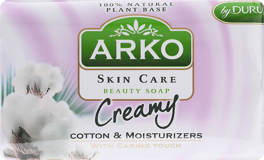 Parfümierte Körperseife - Arko Beauty Soap Creamy Cotton & Cream — Bild N1