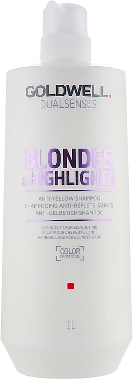 Anti-Gelbstich Shampoo für blondes und gesträhntes Haar - Goldwell Dualsenses Blondes & Highlights Anti-Yellow Shampoo — Bild N3