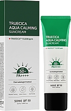 Beruhigende Sonnenschutzcreme für das Gesicht - Some By Mi Truecica Aqua Calming Suncream 50PA++++ — Bild N2