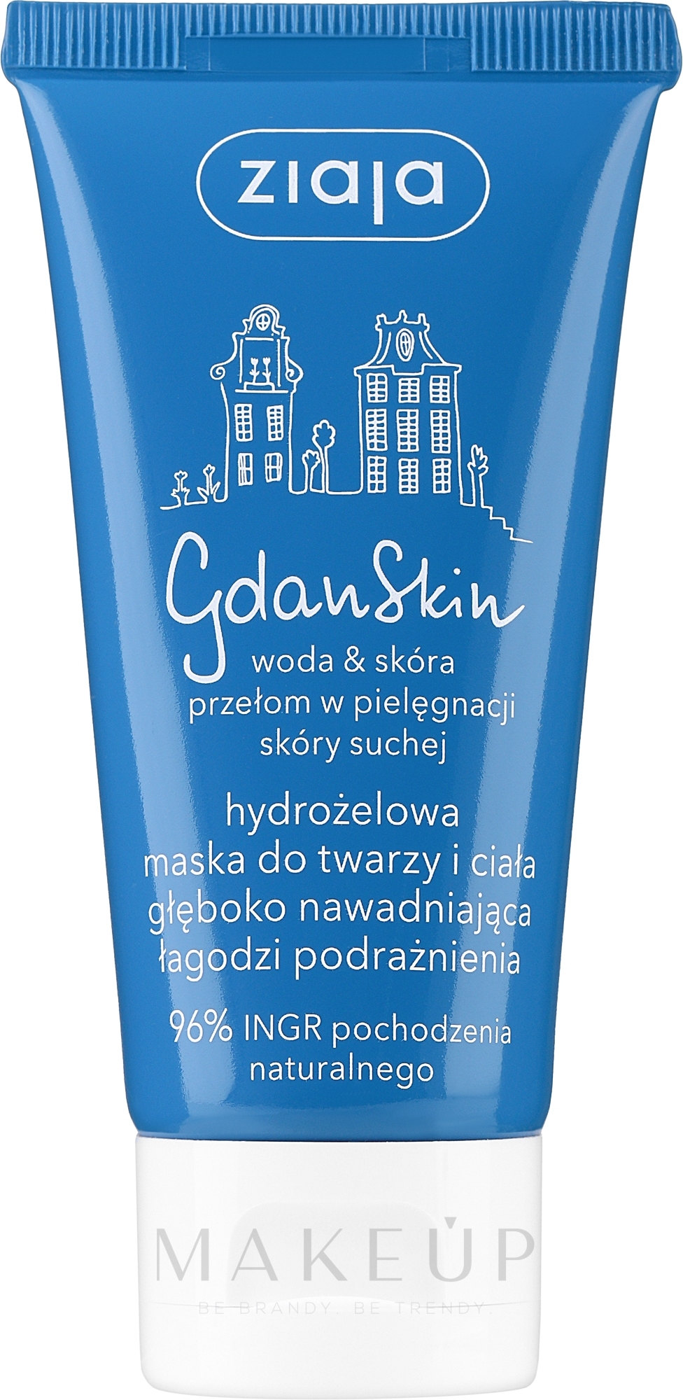 Hydrogelmaske für Gesicht und Körper - Ziaja Gdanskin — Bild 50 ml