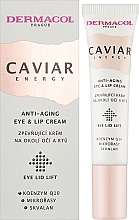 Creme für Augen und Lippen - Dermacol Caviar Energy Eye and Lip Cream Firming Cream — Bild N2