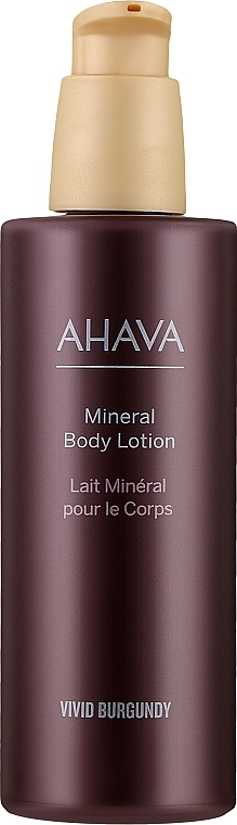 Mineralische Körperlotion - Ahava Vivid Burgundy Mineral Body Lotion — Bild N1