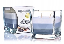 Düfte, Parfümerie und Kosmetik Duftende dreischichtige Kerze im Glas Salzgrotte - Bispol Scented Candle Salt Cave