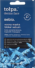 Düfte, Parfümerie und Kosmetik Gesichtsmaske für die Nacht (Mini) - Tolpa Dermo Face Sebio Night Blocker Sebum Mask