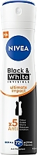 5in1 Deospray Antitranspirant - Nivea Black & White Invisible Ultimate Impact 5in1 Antiperspirant Spray — Bild N1