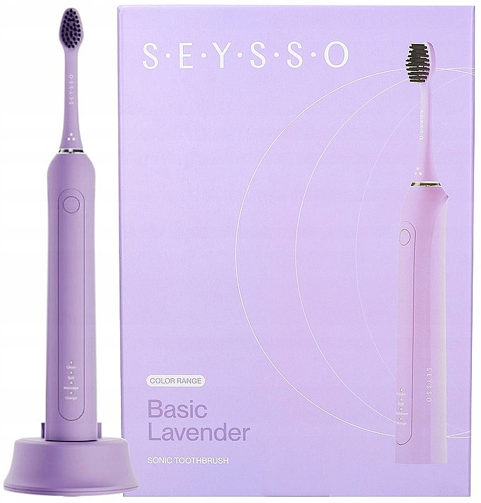 Schallzahnbürste violett - SEYSSO Color Basic Lavender Sonic Tothbrush — Bild N1