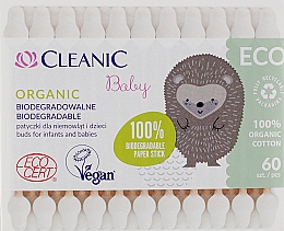 Düfte, Parfümerie und Kosmetik Wattestäbchen für Kinder 60 St. - Cleanic Baby Eco