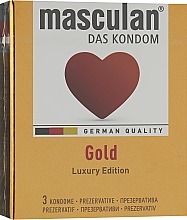 Düfte, Parfümerie und Kosmetik Kondome Gold 3 St. - Masculan