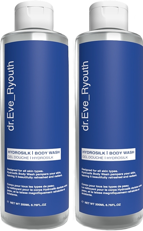 Duschgel-Set - Dr. Eve_Ryouth Hydro-silk Body Wash (Duschgel 2x200ml)  — Bild N1