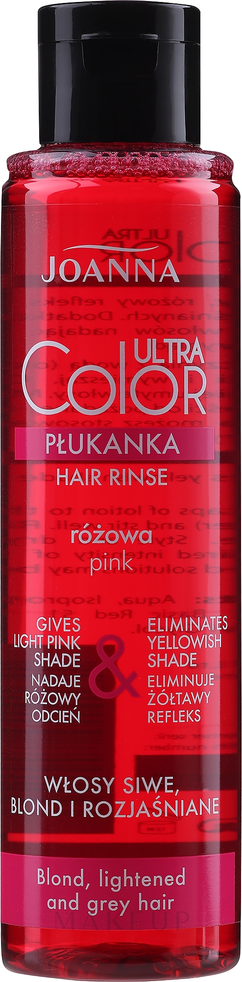 Rosa Tönungsspülung für helles Haar - Joanna Ultra Color System — Bild 150 ml