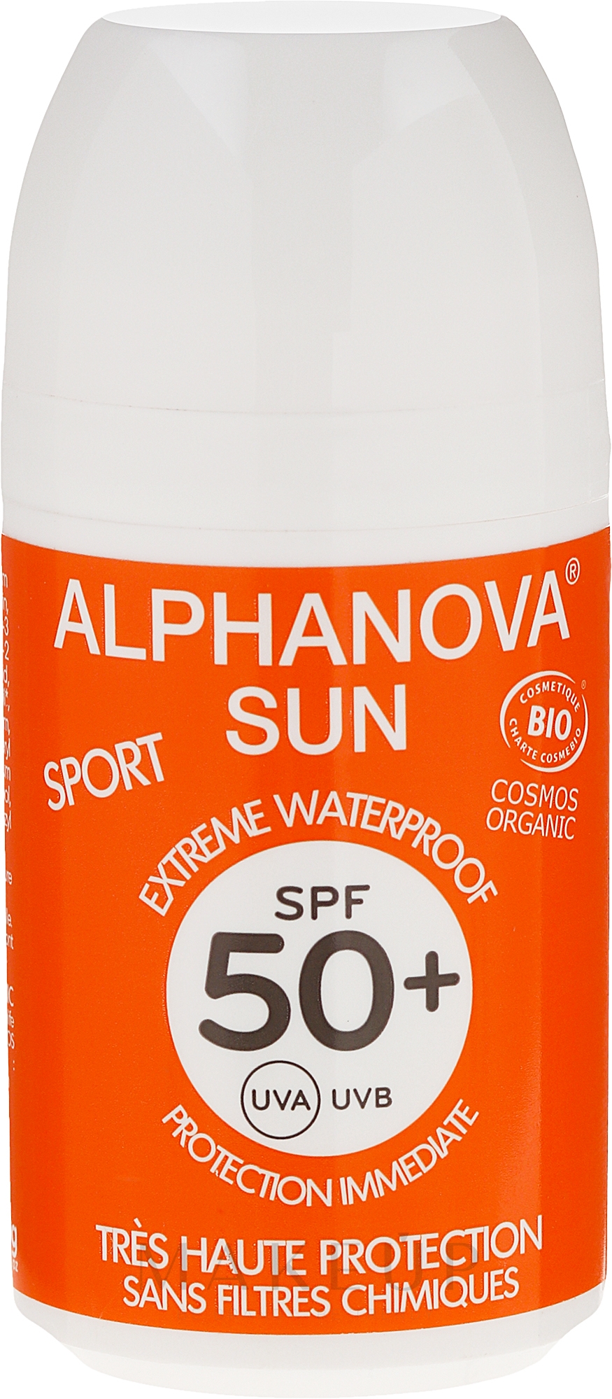 Sonnenschutzroller für Gesicht und Körper SPF 50+ - Alphanova Sun Roll On Sport SPF 50+ — Bild 50 g