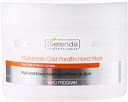 Düfte, Parfümerie und Kosmetik Kühlende Handmaske mit Vitaminen und Paraffin - Bielenda Professional Multivitamin Cold Paraffin Hand Mask