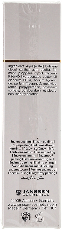 Regenerierendes Enzympeeling für Gesicht - Janssen Cosmetics Skin Refining Enzyme Peel — Bild N2