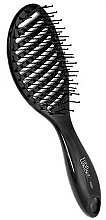 Düfte, Parfümerie und Kosmetik Bürste für trockenes Haar oval 03201 schwarz - Eurostil Vent Brush Curved