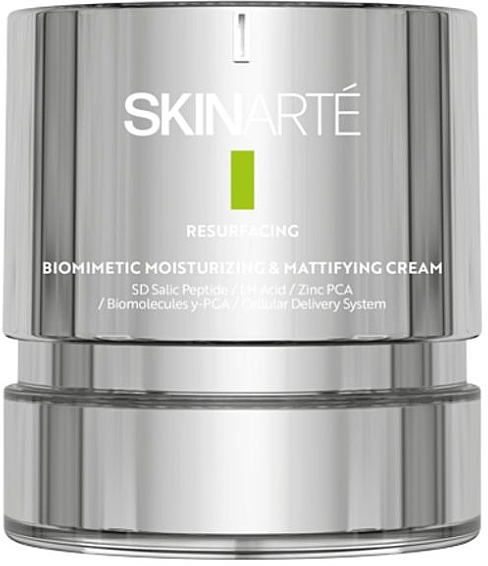 Biomimetische Feuchtigkeitscreme mit Matteffekt - Skinarte Resurfacing Biomimetic Moisturizing & Mattifying Cream — Bild N1