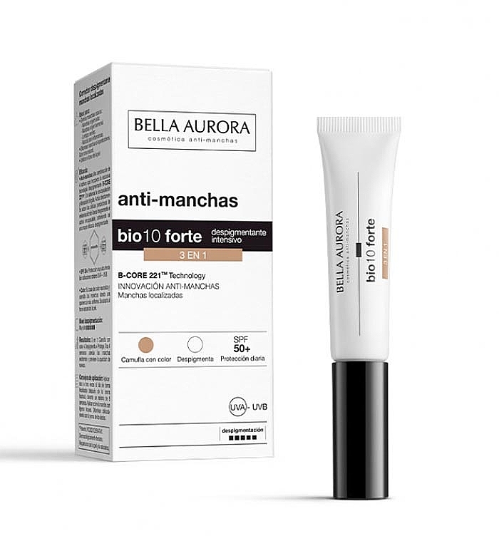 Gesichts-Concealer - Bella Aurora Bio10 Forte 3 in 1 SPF50 — Bild N1