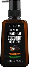 Düfte, Parfümerie und Kosmetik Flüssigseife mit Aktivkohle und Kokosöl - Olivos Olive Oil Charcoal Coconut Liquid Soap
