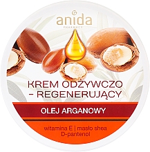Düfte, Parfümerie und Kosmetik Pflegende Gesichtscreme mit Arganöl und Vitamin E - Anida Pharmacy Argan Oil Nourishing Cream