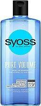 Düfte, Parfümerie und Kosmetik Mizellen-Shampoo für mehr Volumen - Syoss Pure Volume Micellar Shampoo