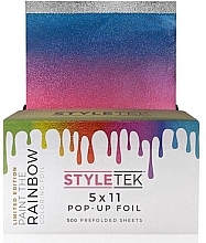 Aluminiumfolie 500 St. - StyleTek Paint The Rainbow — Bild N1
