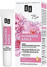 Düfte, Parfümerie und Kosmetik Anti-Falten-Creme für die Augen und Hände 75+ - AA Flowers & Oils Anti-Wrinkle Eyes And Lip Cream