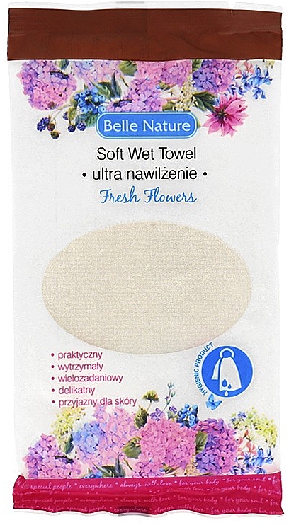 Nasses Handtuch mit Aroma von frischen Blumen - Belle Nature Soft Wet Towel — Bild N1