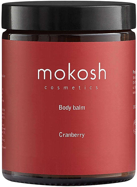 Körperbalsam mit Preiselbeere - Mokosh Cosmetics Body Balm Cranberry