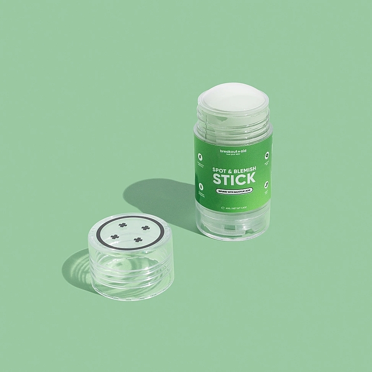 Kaolinmaske für Problemhaut - Breakout + Aid Spot & Blemish Stick Mask with Green Tea — Bild N4