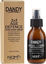 Düfte, Parfümerie und Kosmetik 2in1 Anti-Aging After Shave Serum mit Hyaluronsäure - Niamh Hairconcept Dandy 2 in 1 Age Defence Aftershave Serum