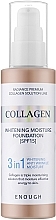 Düfte, Parfümerie und Kosmetik 3in1 Foundation mit Kollagen - Enough 3in1 Collagen Whitening Moisture Foundation SPF15