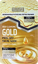 Düfte, Parfümerie und Kosmetik Gesichtsmaske - Beauty Formulas Deep Cleansing Gold Peel Off Facial Mask