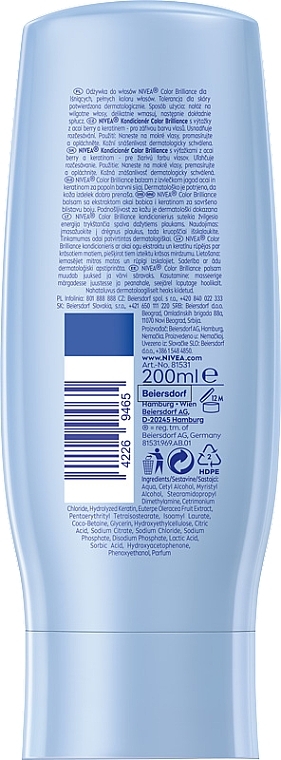 Haarspülung "Intensive Pflege und Farbschutz" - NIVEA Hair Care Color Protect — Bild N2