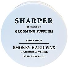 Düfte, Parfümerie und Kosmetik Wachs mit starkem Halt - Sharper of Sweden Smokey Hard Wax