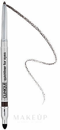 Kajalstift - Clinique Quickliner for Eyes — Bild Black Brown