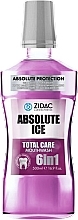 Mundwasser 6in1 - Zidac Absolute Ice Total Care 6 in 1 Mouthwash — Bild N1
