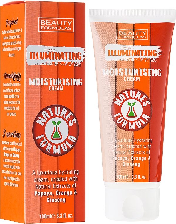 Aufhellende und feuchtigkeitsspendende Gesichtscreme - Beauty Formulas Natures Formula Illuminating Moisturizer Cream