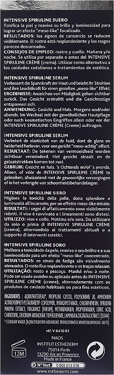 Gesichtsserum mit Spirulina-Extrakt - Institut Esthederm Intensive Spiruline Serum — Bild N3