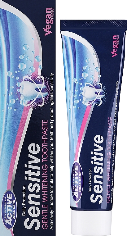 Aufhellende Zahnpasta für empfindliche Zähne - Beauty Formulas Whitening Toothpaste Sensitive — Bild N2