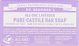 Düfte, Parfümerie und Kosmetik Seife Lavendel - Dr. Bronner’s Pure Castile Bar Soap Lavender