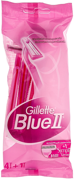 Set Einwegrasierer 5 St. - Gillette for Women Blue II