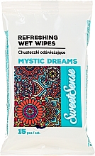 Düfte, Parfümerie und Kosmetik Erfrischende Feuchttücher 15 St. - Sweet Sense Mystic Dreams Wipes