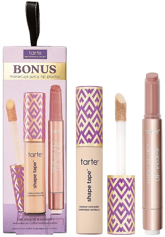 Set - Tarte Cosmetics The Award Winners Bestsellers Set 16N (Concealer/10 ml + Lippenstift/2,7 g) — Bild N1