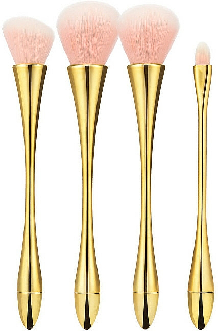 Professionelles Make-up Pinsel Set 4 St. rose-gold - Tools For Beauty — Bild N1