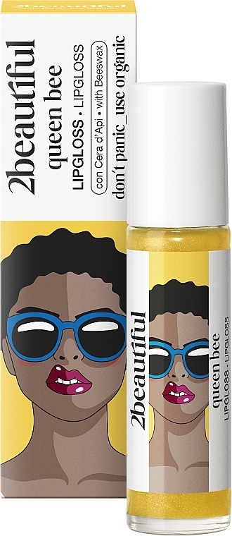 Lipgloss mit Bienenwachs - 2beautiful Queen Bee Lipgloss  — Bild N2
