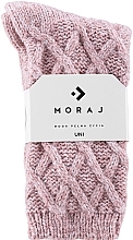 Düfte, Parfümerie und Kosmetik Lange Damensocken mit Wollanteil „Rauten“, rosa - Moraj