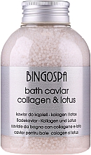 Körperpflegeset zum Baden - BingoSpa Bath Salt (Badesalz mit Zimt und Koffein-Extrakt 600g + Badesalz mit Lotusöl und Kollagen 380g) — Bild N3
