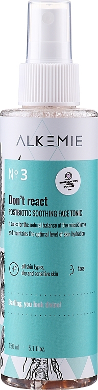 Beruhigendes Gesichtstonikum - Alkmie Microbiome Dont React Face Tonic — Foto N2